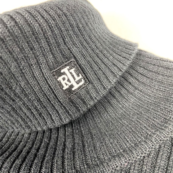 Vintage LRL Ribbed Turtleneck Medium - Picture 6 of 15